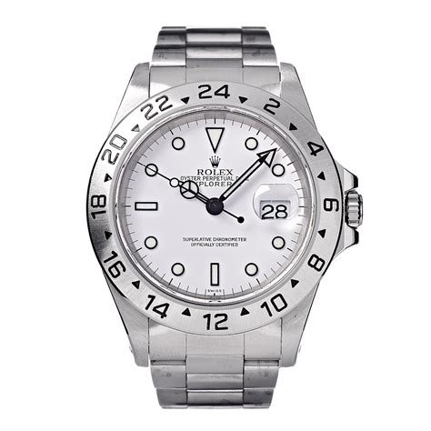 rolex oyster perpetual day date explorer ii|rolex explorer 2 white dial.